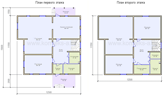 Проект АНТ-14 - схема дома