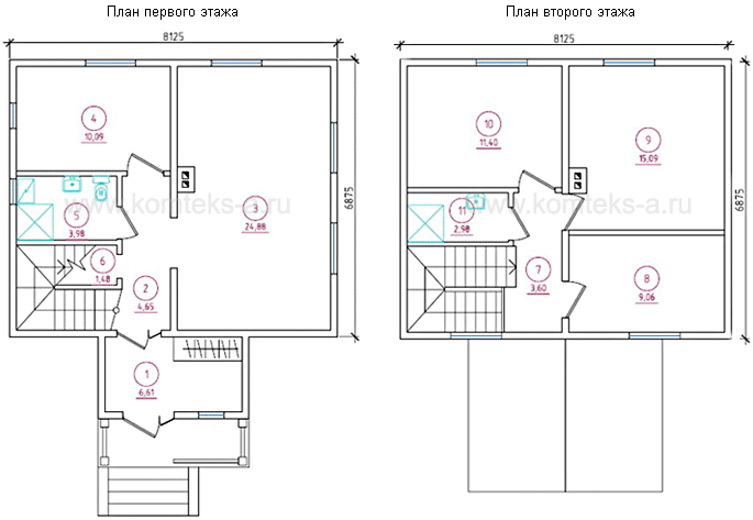 Проект АНТ-02 - схема дома